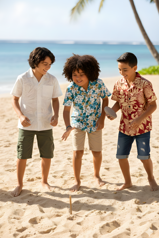 Koa Boys Aloha Shirt