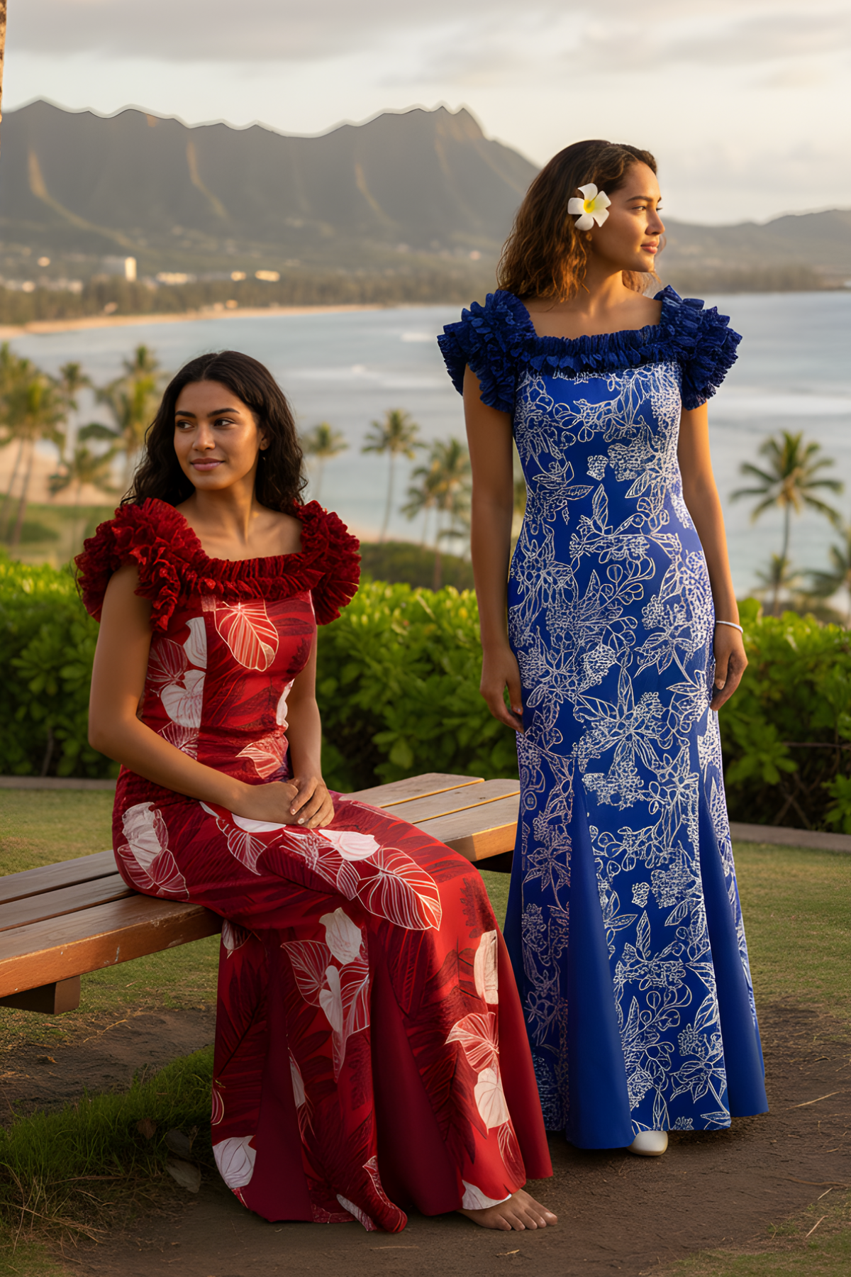 Reina Long Muʻumuʻu